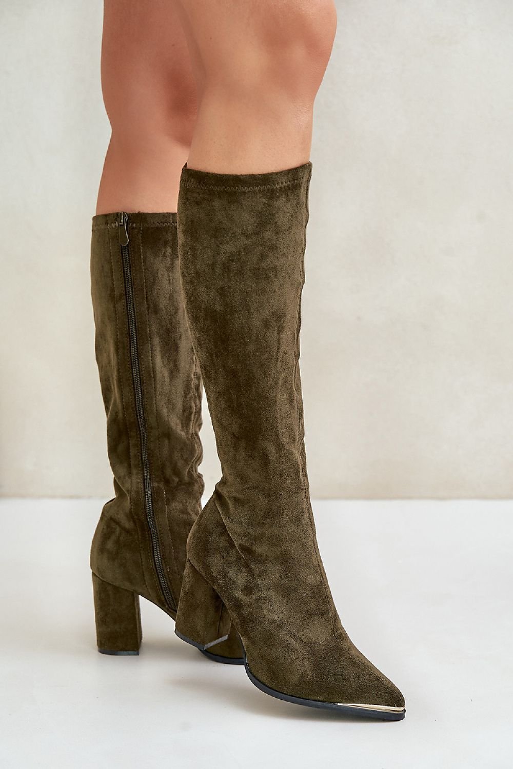 Chic Suede Stiletto Boot